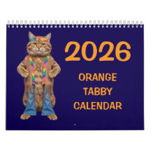 Orange Tabby Calendar
