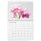 Calendrier Orchidée (Jan 2026)