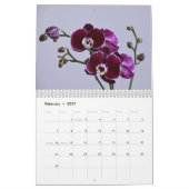 Calendrier Orchidées (Feb 2027)
