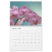 Calendrier Orchidées 2025 (Feb 2027)