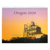 Calendrier Oregon 2020 (Protection)