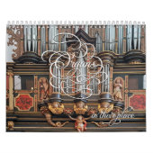 Calendrier Organs in their place - horizontal calendar (Protection)