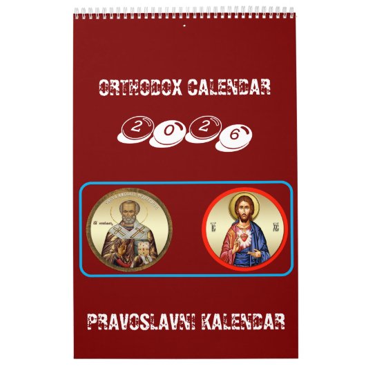 Calendrier Orthodox calendar 2025 (Protection)