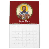 Calendrier Orthodox calendar 2025 (Jan 2026)