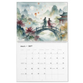 Calendrier Où tombent les fleurs de prunier (Mar 2027)