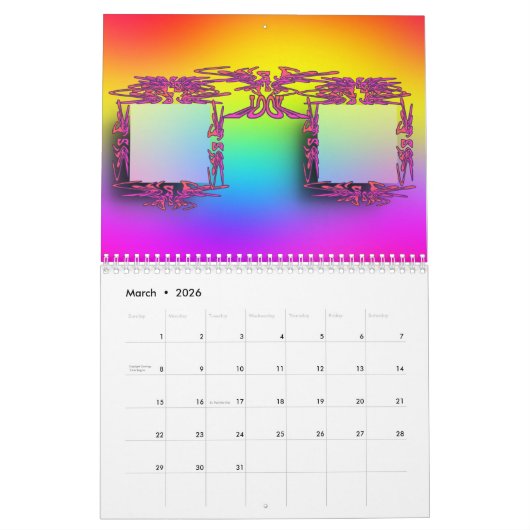 Calendrier OUAH ! Collection Lunettes de vue créatives Calend (Mar 2026)