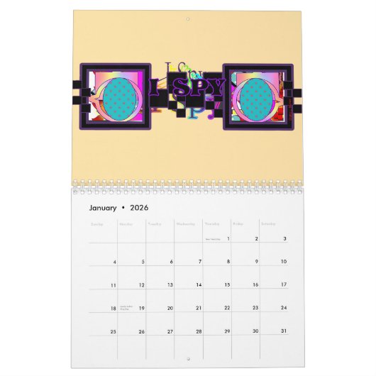 Calendrier OUAH ! Collection Lunettes de vue créatives Calend (Jan 2026)