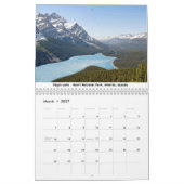 Calendrier Ouest canadien (Mar 2027)