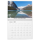 Calendrier Ouest du Canada (Jan 2027)