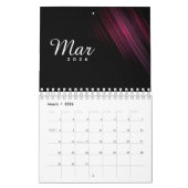 Calendrier Our Family 2025 Elegant Script Photo Design (Mar 2026)