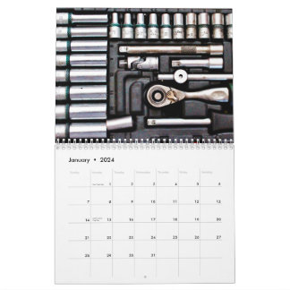 Calendrier Outils Handyman Boîte à outils