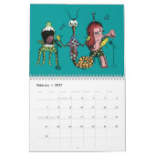 Calendrier Outre du chemin battu - art bizarre 'amusement de (Feb 2027)