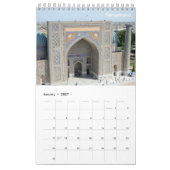 Calendrier Ouzbékistan 12 mois 2019 (Jan 2027)
