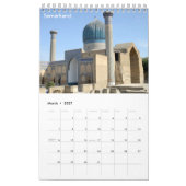 Calendrier Ouzbékistan 12 mois 2019 (Mar 2027)