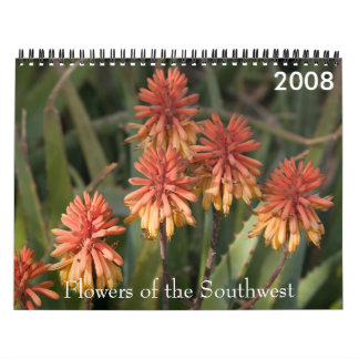 Calendrier P4079331-LR-1, fleurs du sud-ouest, 2008