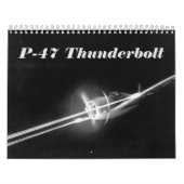 Calendrier P-47 Thunderbolt (Protection)