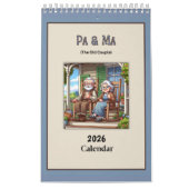 Calendrier Pa & Ma (The Old People) Fun 2026 Calendar (Protection)