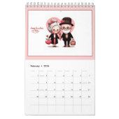 Calendrier Pa & Ma (The Old People) Fun 2026 Calendar (Feb 2026)