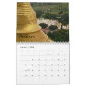 Calendrier Pagode : Birmanie sacrée (Jan 2026)