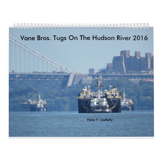 Calendrier Palette Bros. Sur le fleuve Hudson 2016 (Protection)