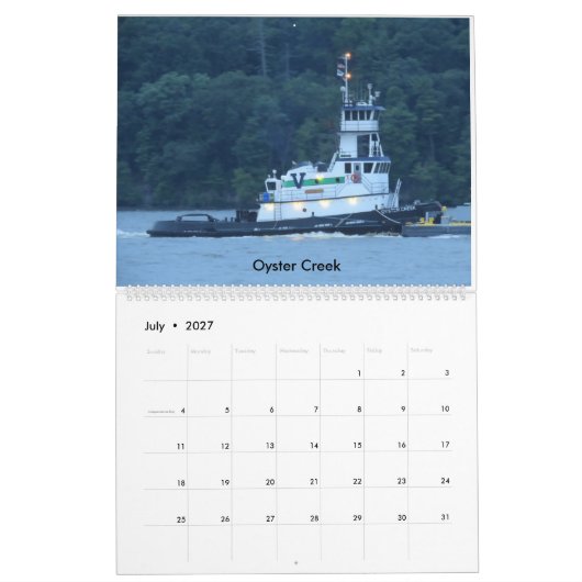 Calendrier Palette Bros. Sur le fleuve Hudson 2016 (Jul 2027)