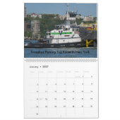 Calendrier Palette Bros. Sur le fleuve Hudson 2016 (Jan 2027)