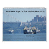 Calendrier Palette Bros. Sur le fleuve Hudson 2016 (Protection)