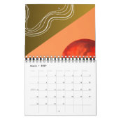 Calendrier Palette couleur esthétique 2021 (Mar 2027)