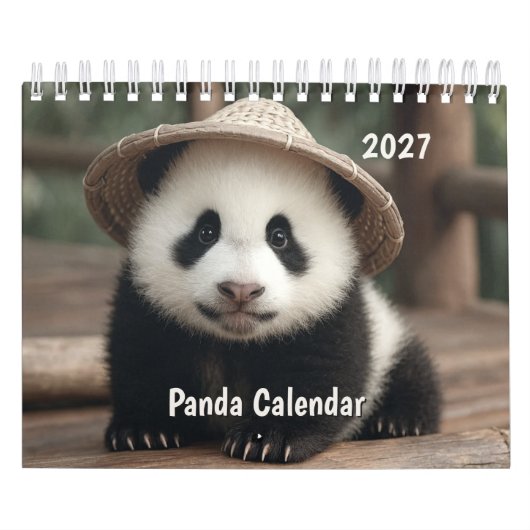 Calendrier Panda 2027 (Protection)