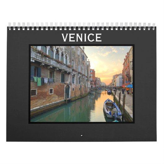 Calendrier Panorama sur Venise et canaux (Protection)