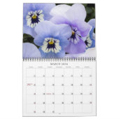 Calendrier ~ Pansies en cours de lecture (Mar 2026)