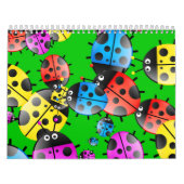 Calendrier Papier peint de coccinelle (Protection)
