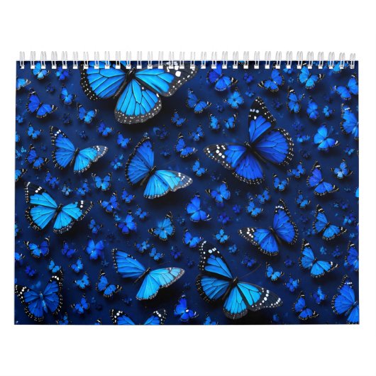 Calendrier papillon bleu (Protection)