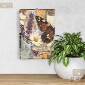 Calendrier papillon floral vintage