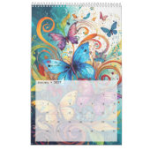 Calendrier Papillons colorés fantaisistes (Jan 2027)