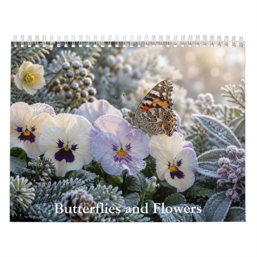 Calendrier Papillons et Fleurs (Protection)