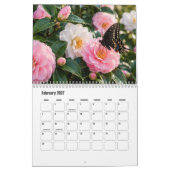Calendrier Papillons et Fleurs (Feb 2027)