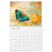 Calendrier Papillons et fleurs Vintages 2021 (Mar 2027)