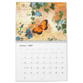 Calendrier Papillons et fleurs Vintages 2021 (Jan 2027)