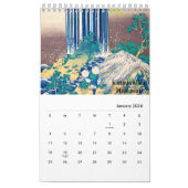 Calendrier par art japonais (Jan 2026)