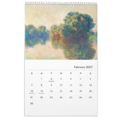 Calendrier par Claude Monet (Feb 2027)