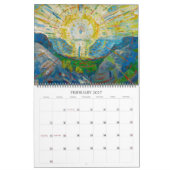 Calendrier par Edvard Munch. (Feb 2027)