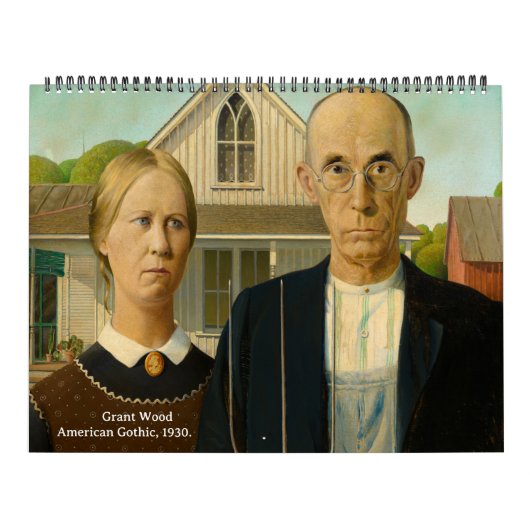 Calendrier par Grant Wood (Protection)
