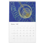 Calendrier par Hilma af Klint (Feb 2027)