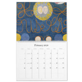Calendrier par Hilma af Klint (Feb 2026)
