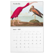 Calendrier par John James Audubon (Mar 2027)