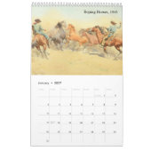 Calendrier par Maynard Dixon (Jan 2027)