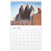 Calendrier par Maynard Dixon (Mar 2026)