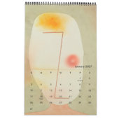 Calendrier par Paul Klee (Jan 2027)