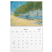 Calendrier par Vincent van Gogh (Mar 2027)